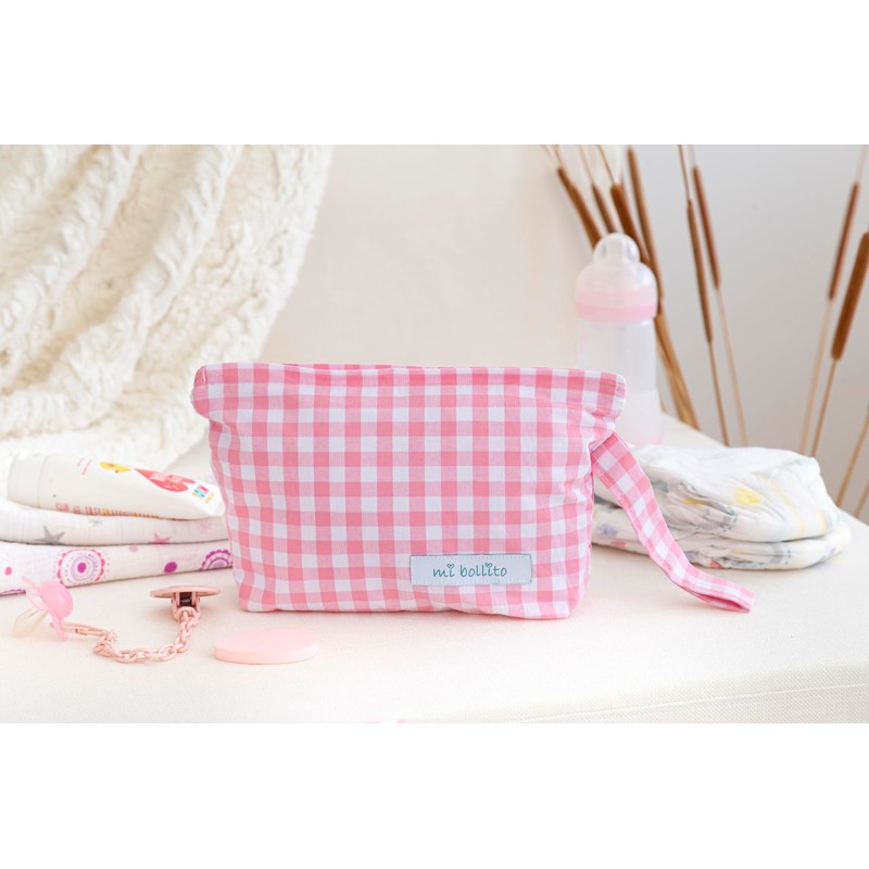 Mi bollito Pack Model Vichy, pink