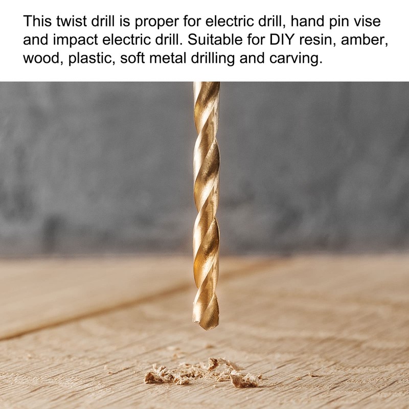 sourcing map Pack of 6 Mini Twist Drill Bits 1.3