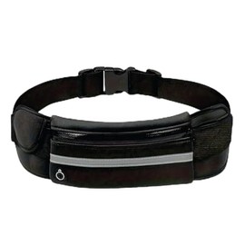 JaBranDo - Neoprene belt bag - Waterproof bum bag for sports activities - Especially for outdoor use - Water bottle holder - With headphone output - Easily adjustable, Green, Modern