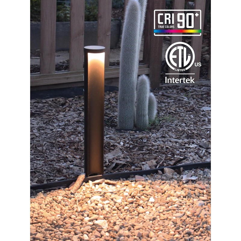 LEONLITE Low Voltage Landscape Lights 5CCT, 5W Anti-Glare LED Pathway