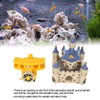 Aquarium Resin Airplane Castle Decoration Simulation Safe Cartoon Fish Tank