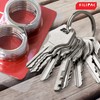 Metal Key Rings Large Flat Split in Bulk Heavy Duty