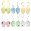 Widdle Gifts Speckled Easter Egg Decorations on Sticks or Ribbon,