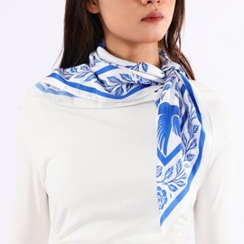 Bride Head Scarf | Satin Bridal Hair Wrap, Bachelorette Party Favor, Bridesmaid Gift, Wedding Day Accessory, Something Blue