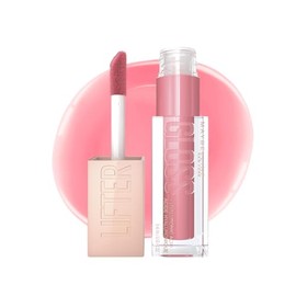 Maybelline Lifter Gloss Extended Brillo Labial de Larga Duración con Ácido Hialurónico, Labios Voluminosos e Hidratados hasta por 4 H, Aplicador XL, Tono Gummy Bear