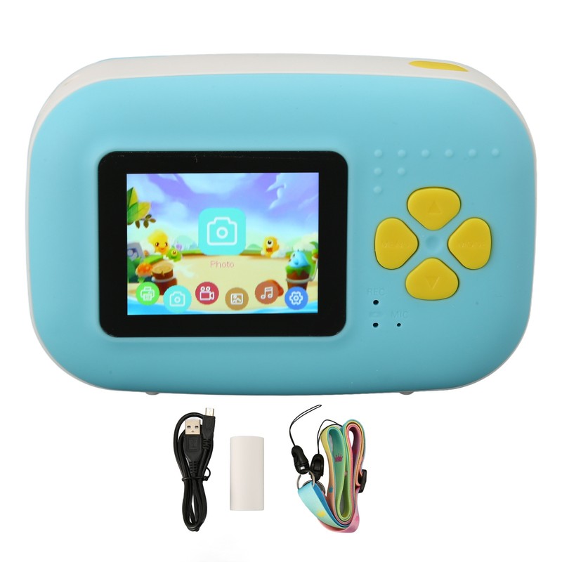 Instant Camera 2in HD Screen Dual 16MP Camera USB Charge