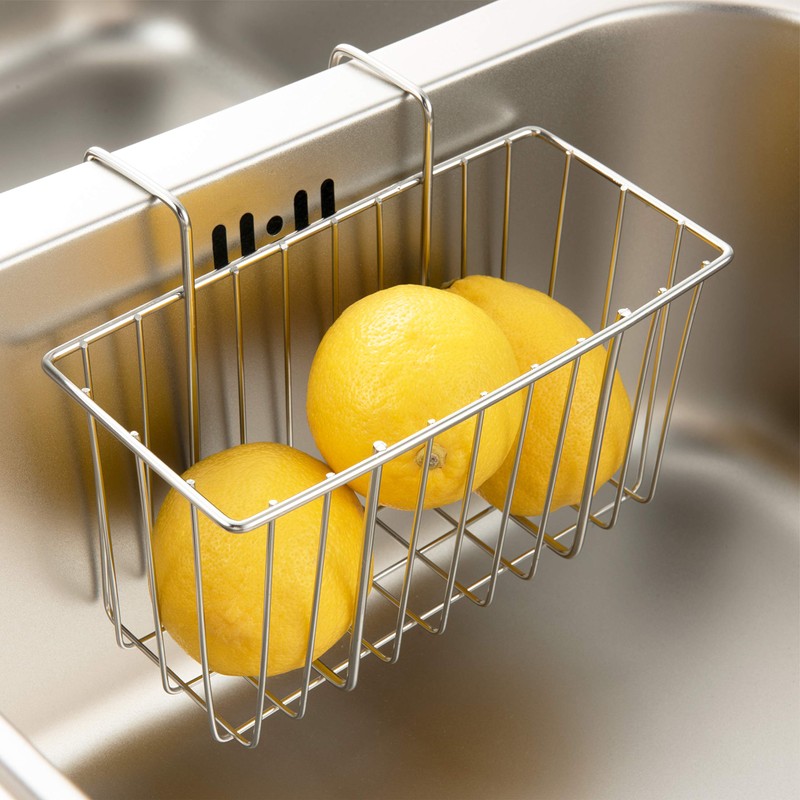 Damita Kitchen Sponge Holder, Sink Basket Sink Caddy Brush Dishwashing