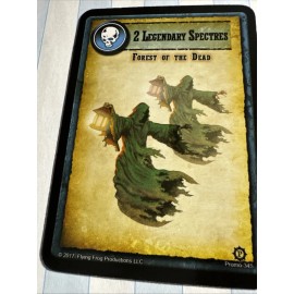 Flying Frog Productions Three Eyed Skull & 2 Legendary Spectres Promo Card Shadows Of Brimstone New