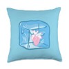 My Ice-Cold Heart Throw Pillow