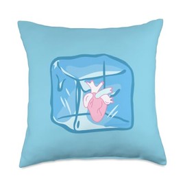 My Ice-Cold Heart Throw Pillow