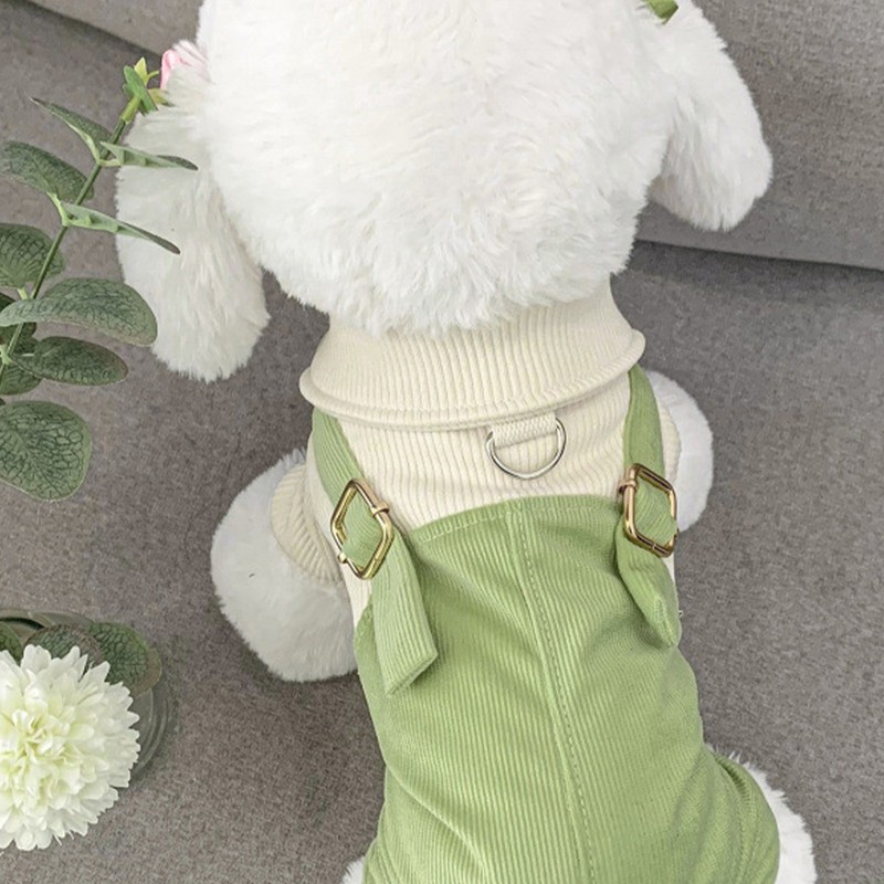 Dog Overalls Keep Warm Free Movement Soft Puppy Jumpsuit Fashionable