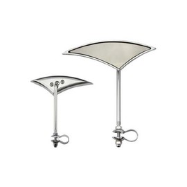 Lowrider Axe Mirror Left Chrome. Bike Mirror, Bicycle Mirror, Beach Cruiser, Chopper, Limo, Stretch Bike, BMX, Track, Fixie, Mountain Bikes