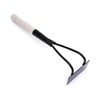 Garden Swan Neck Hoe, Metal Head with Pine Wood Handle, Small Hand Tool for Weeding and Planting