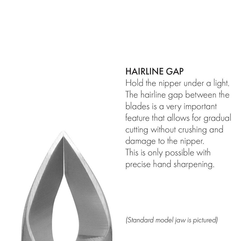 Germanikure - Tenazas para cutículas, 3mm - 1/4 jaw