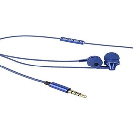 Perfect Choice Audífonos Alámbricos In-Ear con Micrófono Stretto Azul Cómodos y Ligeros Ideal para Manos Libres