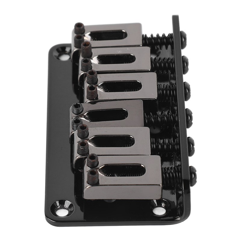 6 String Guitar Bridge Replacement Zinc Alloy Electric Guitar Saddle
