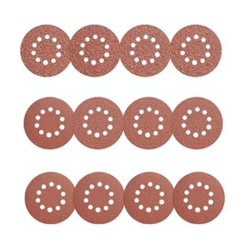 PHRAH 30-Piece Drywall Sander Sanding Discs Set, 9 Inch 10 Holes Hook and Loop Abrasive Sandpapers, 6 Grades 5PCS Each of 40 60 80 120 150 240 Mixed Grits