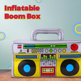 ASPIRE UK Inflatable Boom Box Giant Party Prop Fun Decoration for Events Parties Photos Celebrations Lightweight & Portable