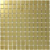 Glass Mosaic Tiles Gold Plain Bathroom Wall Living Room Kitchen