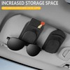JNNJ Car Sunglasses Holder Clip, Sunglasses Storage Car Accessories Interior,