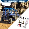 Hihaha Universal LED Turn Signal Horn Kit with Handlebar Toggle
