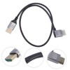 Parliky Aluminum Alloy Monitor Cable Sturdy Right Angled Male to