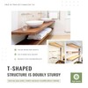 Floating Shelf Brackets Heavy Duty 3/8" Thick 4 Pack 16"