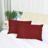 uxcell Queen Satin Pillowcase with Zipper, Super Soft and Luxury,
