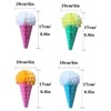 Cadpkler 4 PCS Ice Cream Honeycomb Balls,Ice Cream Paper Honeycomb