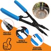 Upgraded 38700 Spindle Snap Ring Pliers Compatible with Ford SD
