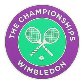 Drink Coasters for Hot and Cold Beverages, Non-Slip Cup Mats, Thickened Design, Tennis Championships Logo Coaster, Tennis Fan Drink Coaster, Purple and Green, 5 PCS