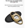 NIKILOONG V-Cut Cigar Cutter Carved Stainless Steel Sharp Blade Precision