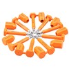 100pcs Bolt Seals for Container,Shipping Container Lock(Orange)