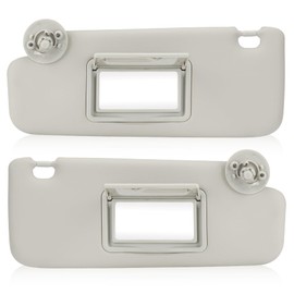 Left Driver Right Passenger Side Gray Sun Visor fit for Chevy Sonic 2012 2013 2014 2015 2016 Sunvisor Replacement P95327509 P95327507