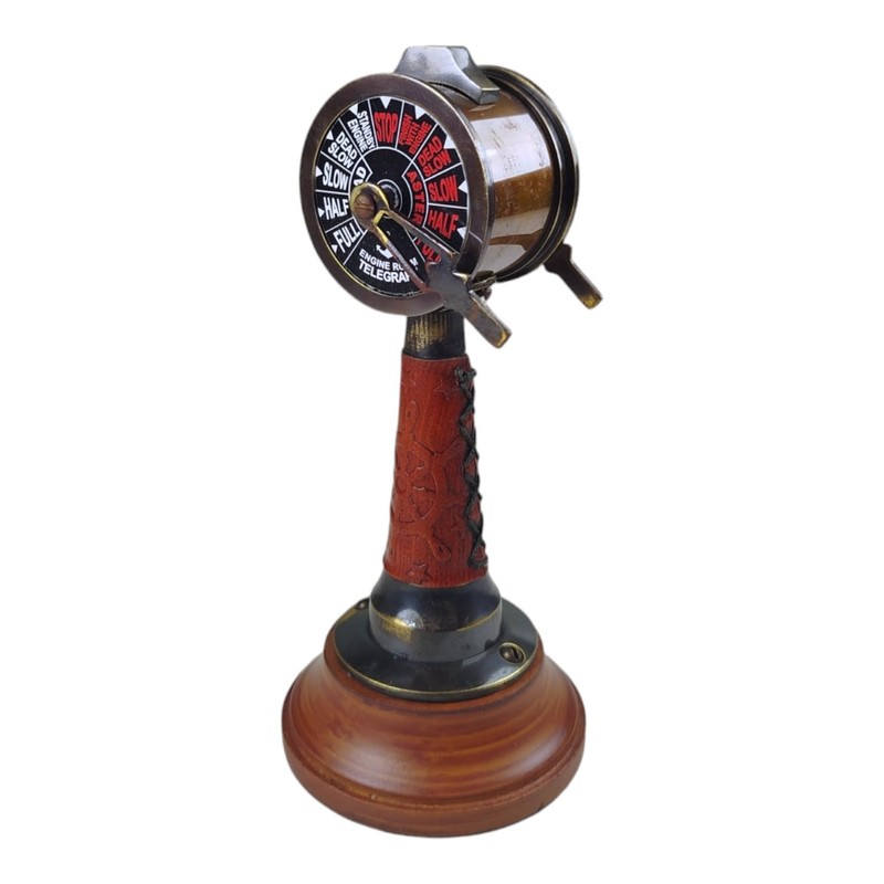FTWDesign Machine Telegraph Decorative Item - Maritime Decoration for Shipping