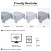 PiccoCasa Square Table Cloth 140x140 cm/55"x55", Table Cloth Wipe Clean