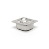 Genware GN19-100 Stainless Steel Gastronorm Pan, 1/9 GN, 176 mm