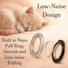 20 Pcs Curtain Eyelet Rings 42mm Inner Diameter, Plastic Curtain