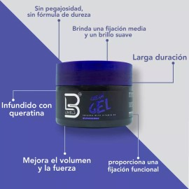 L3vel3 Crema En Gel Para Peinar Level 3 Fijación Y Volumen 250 Ml