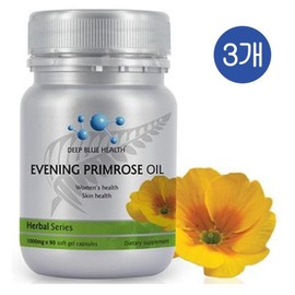 Deep Blue Health Evening Primrose Oil 90 Tablets / 딥블루헬스 달맞이꽃 오일 90정 X3, 3개