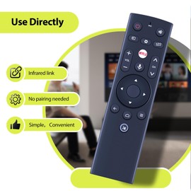 RYQIF Replacement Remote Control fits LETV LEECO TV Super3 Super4-X43 Pro X55 X65 X60S (No Voice Function)