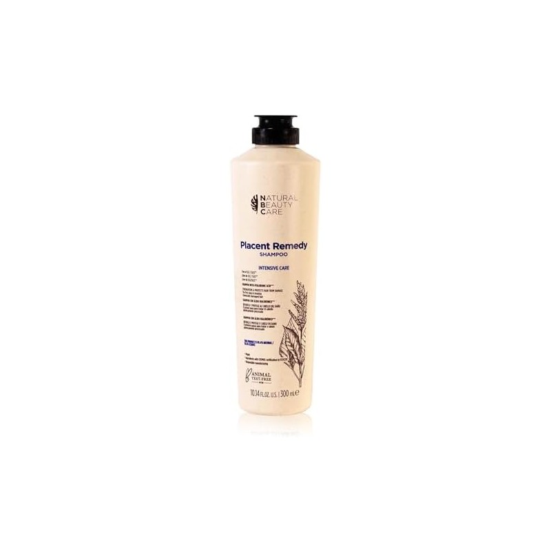 NATURAL BEAUTY CARE Placent Remedy Shampoo para Cabello Dañado 300