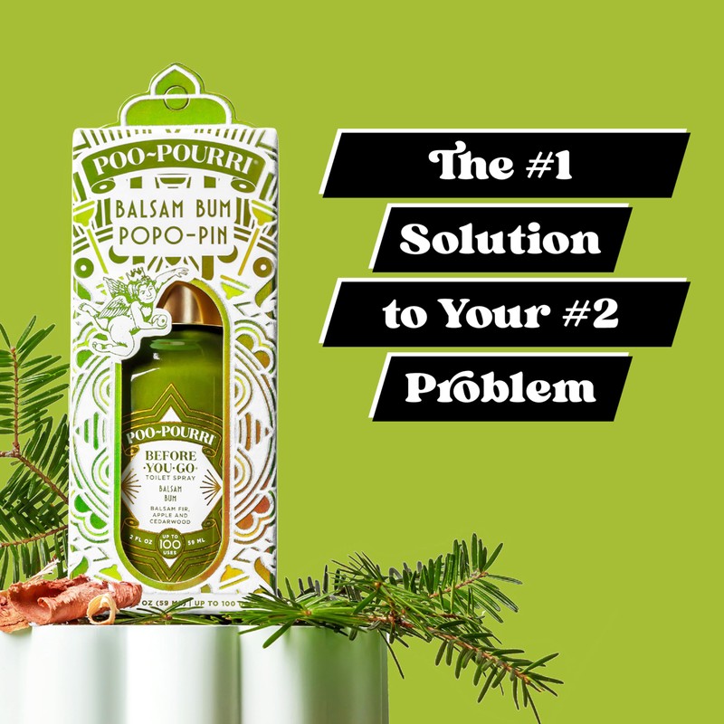 Poo-Pourri 2oz - Holiday Balsam Bum