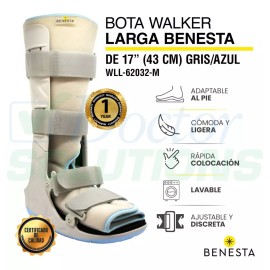Benesta Bota Walker Benesta Larga De 17¨ Talla L