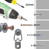Ansoon Self-Drilling Drywall Zinc Anchors with Screws Kit - 25