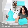Lashuma Linz Terry Tea Towels for Hands, Set of 4,