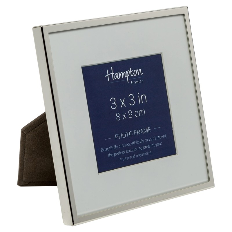 Hampton Frames MAYFAIR Silver Plate Photo Picture Frame - Bevel