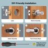 ThorBolt Keyless Entry Door Lock, Fingerprint Door Lock with Keypad