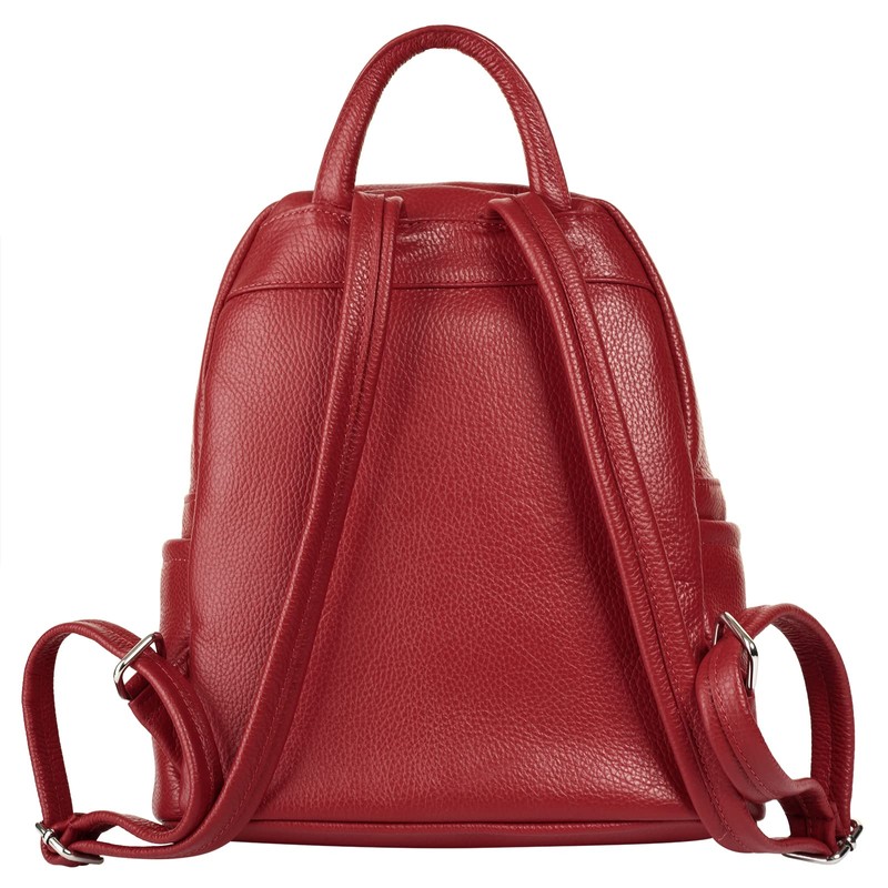 Samantha Look 021678 Women's Genuine Leather Backpack Made in Italy