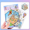 4Pcs 3D Fun Mini House Stickers with Tweezers Make Your